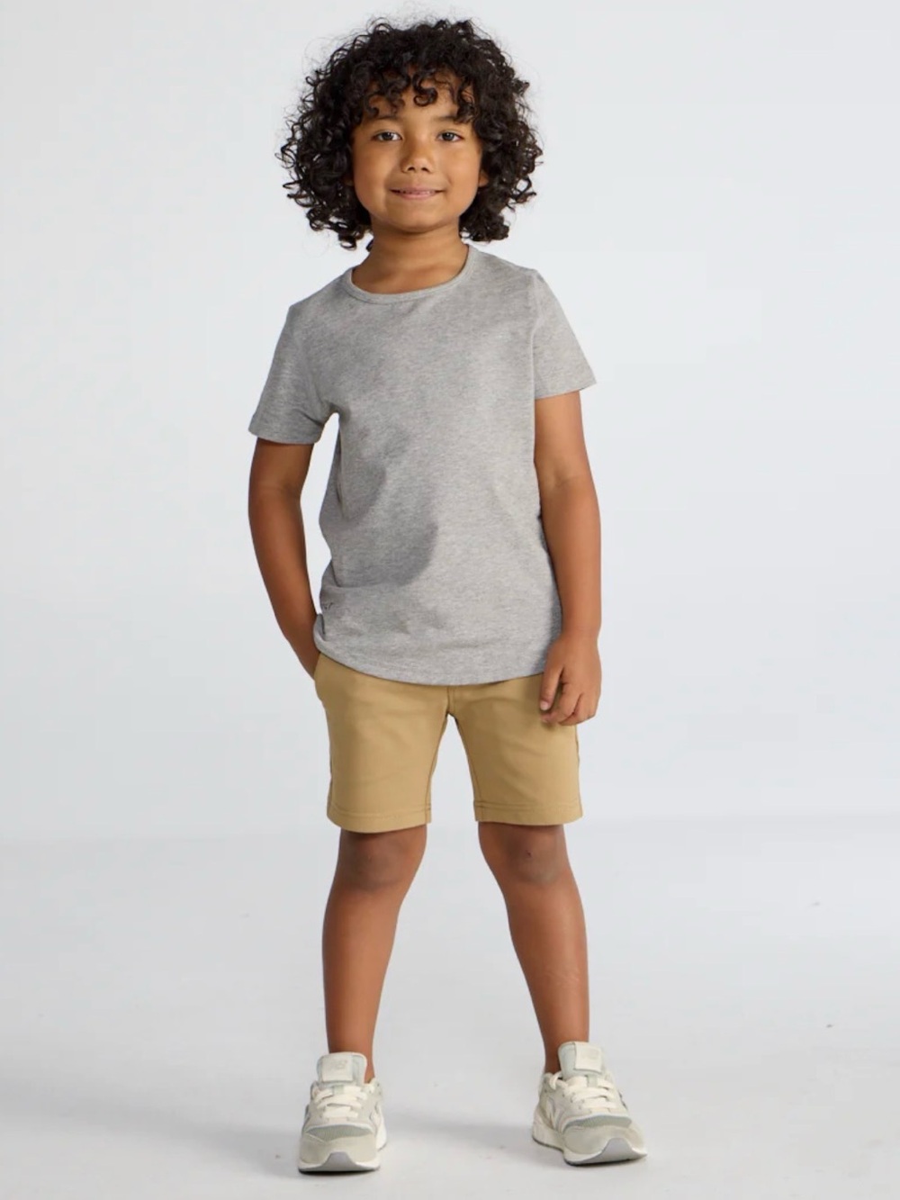 BYLT Kid’s Drop-Cut: Lux Grey T-Shirt